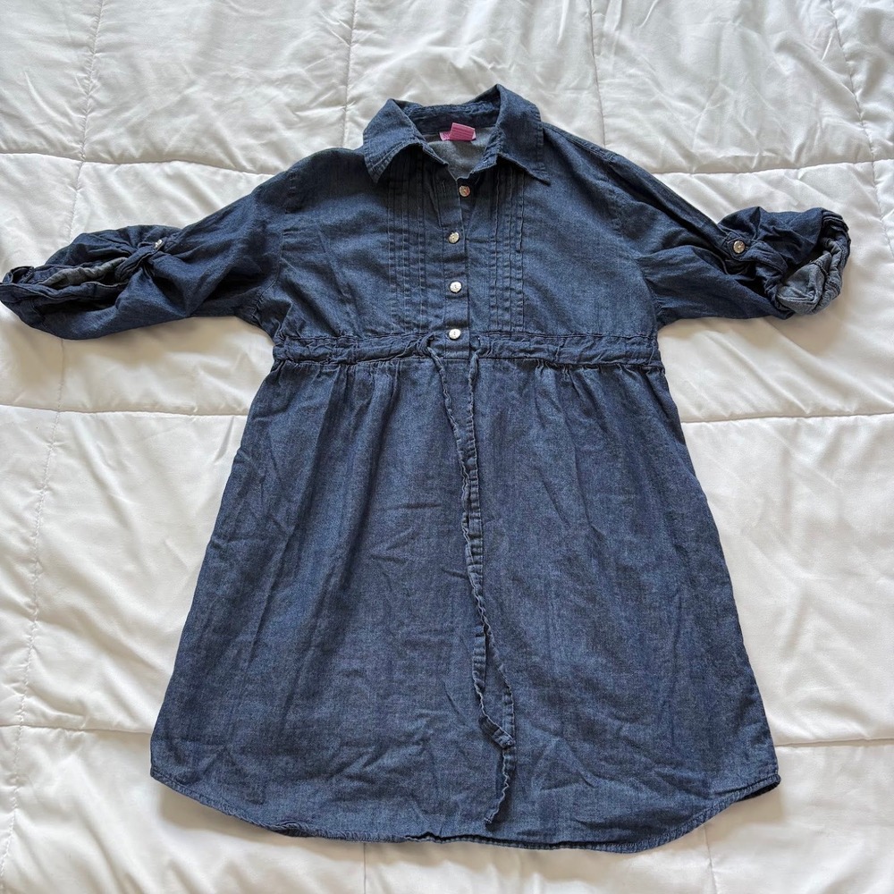 Vintage‎ 90s Blouse Tunic Blue 100% Cotton Womens Large Y2K Coastal Nautical